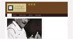 Desktop Screenshot of landmarkbooksellers.com